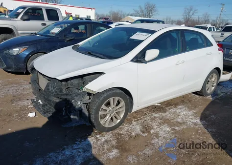 2013 Hyundai Elantra Gt from USA, damaged, VIN KMHD35LE6DU023547